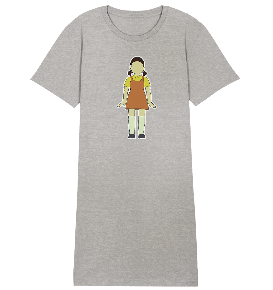 Squid Game - Young-hee - Ladies Organic Shirt Dress