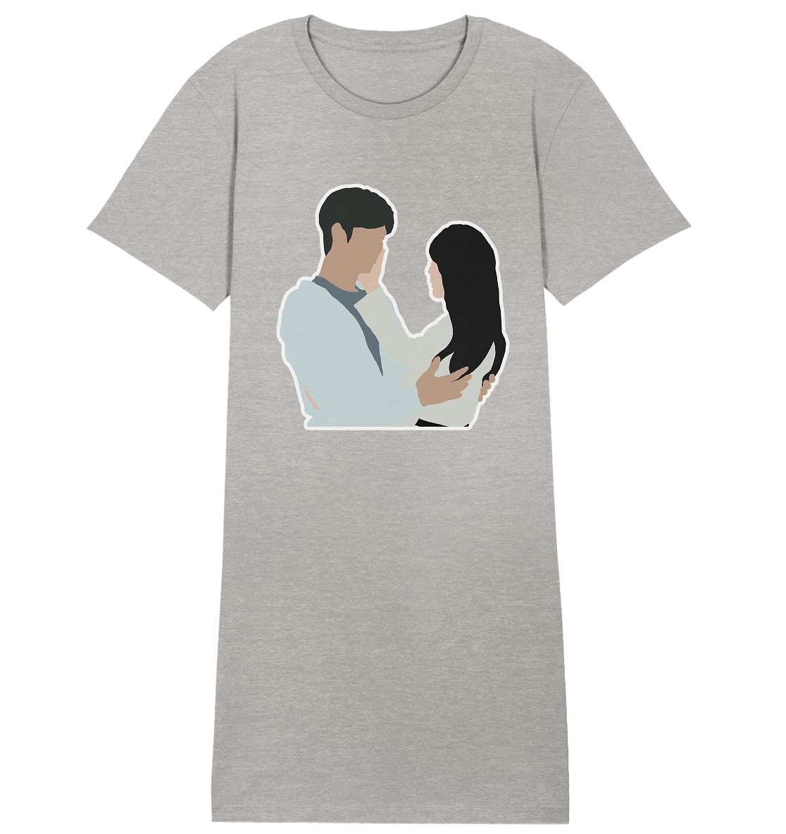 Queen of Tears - Kim Soo-hyun & Kim Ji-won - Baek Hyun-woo & Hong Hae-in - 1 - Ladies Organic Shirt Dress