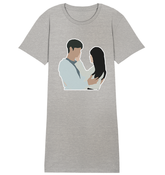 Queen of Tears - Kim Soo-hyun & Kim Ji-won - Baek Hyun-woo & Hong Hae-in - 1 - Ladies Organic Shirt Dress