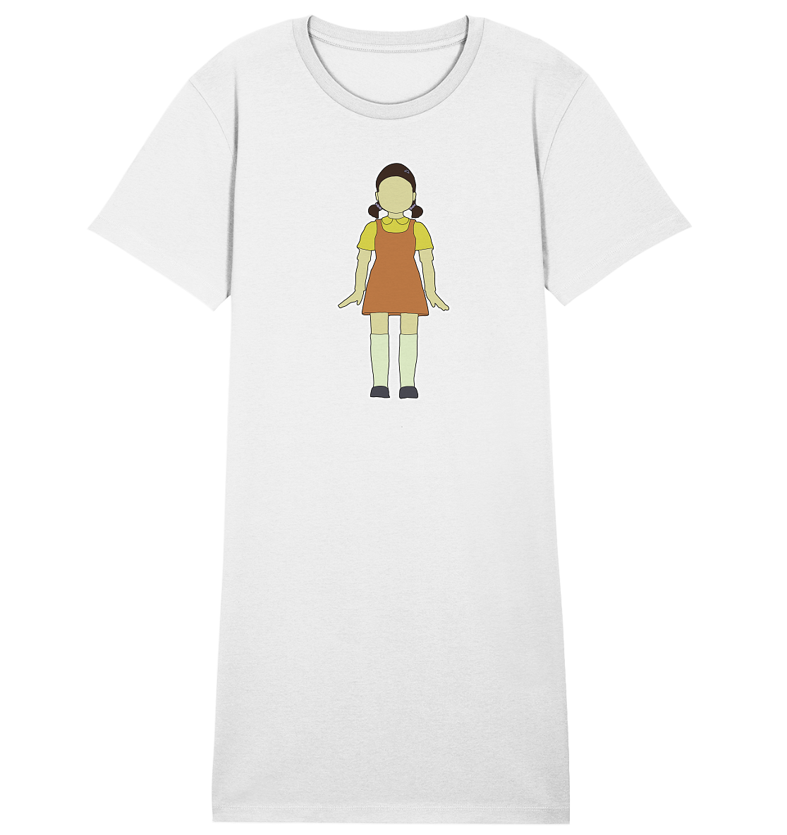 Squid Game - Young-hee - Ladies Organic Shirt Dress