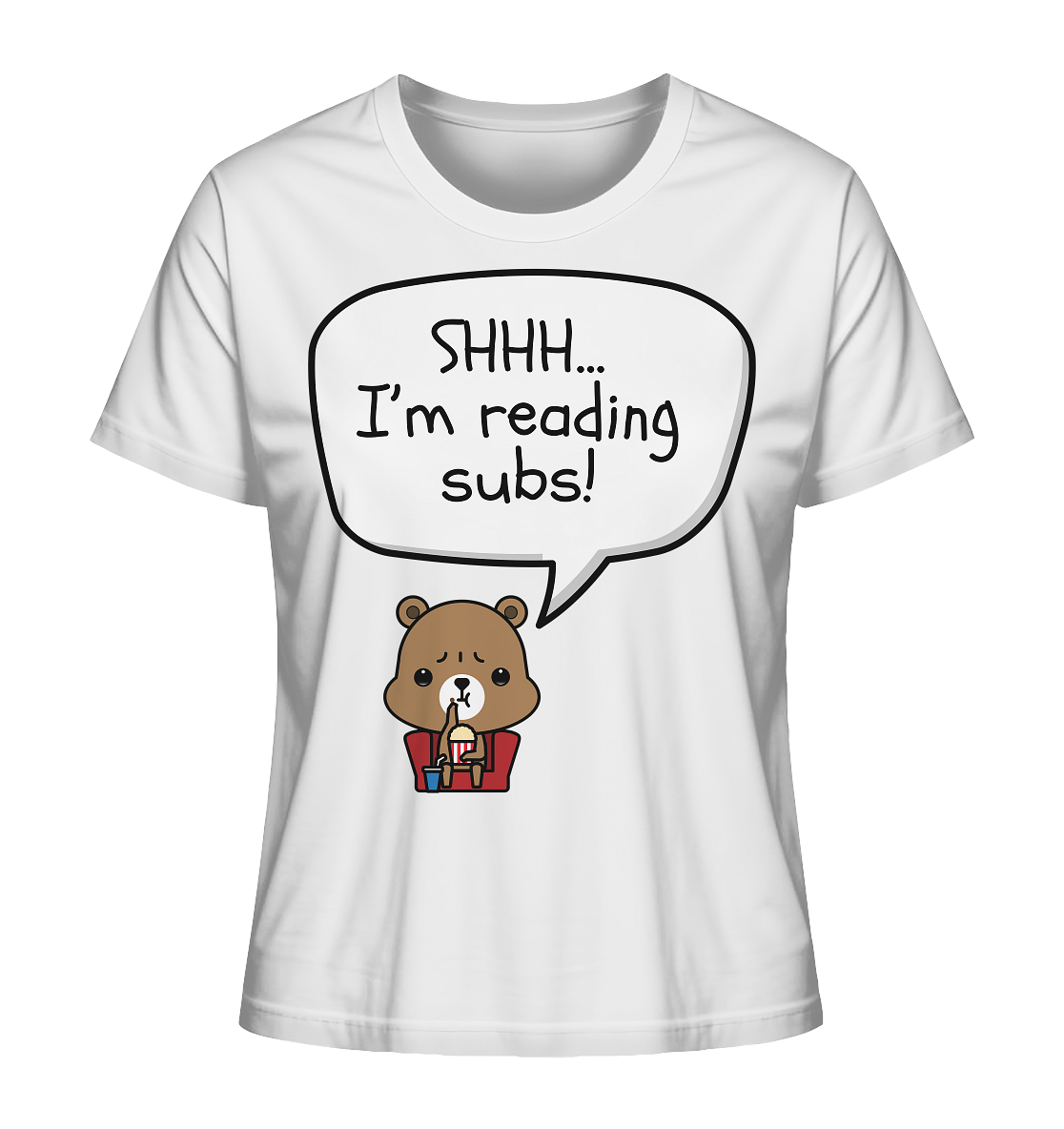 SHHH.. I'M READING SUBS! - Ladies Organic Shirt