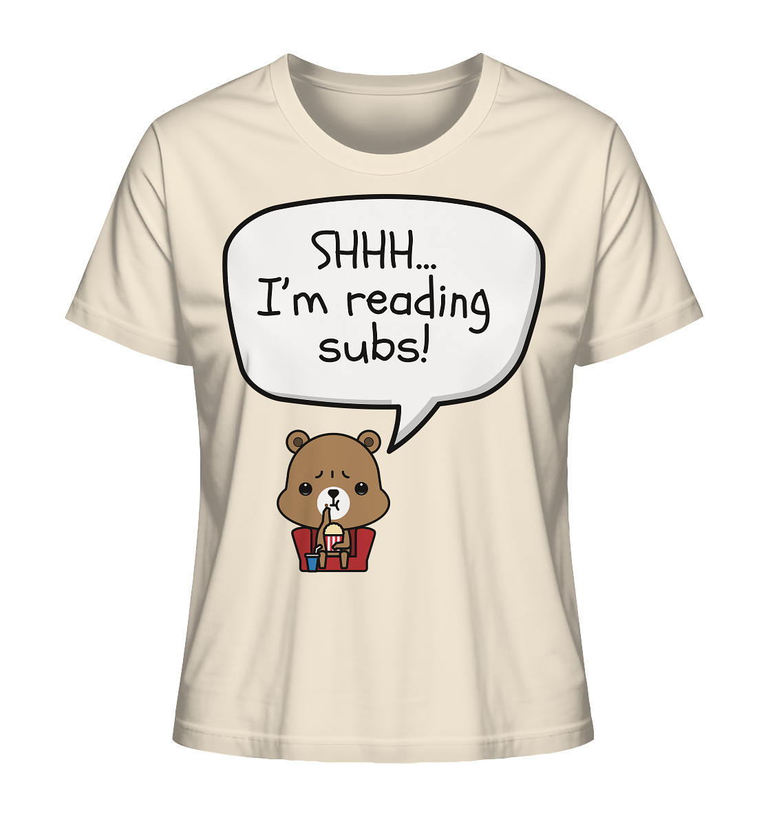 SHHH.. I'M READING SUBS! - Ladies Organic Shirt