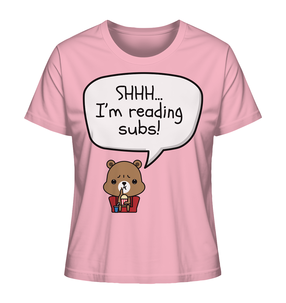 SHHH.. I'M READING SUBS! - Ladies Organic Shirt