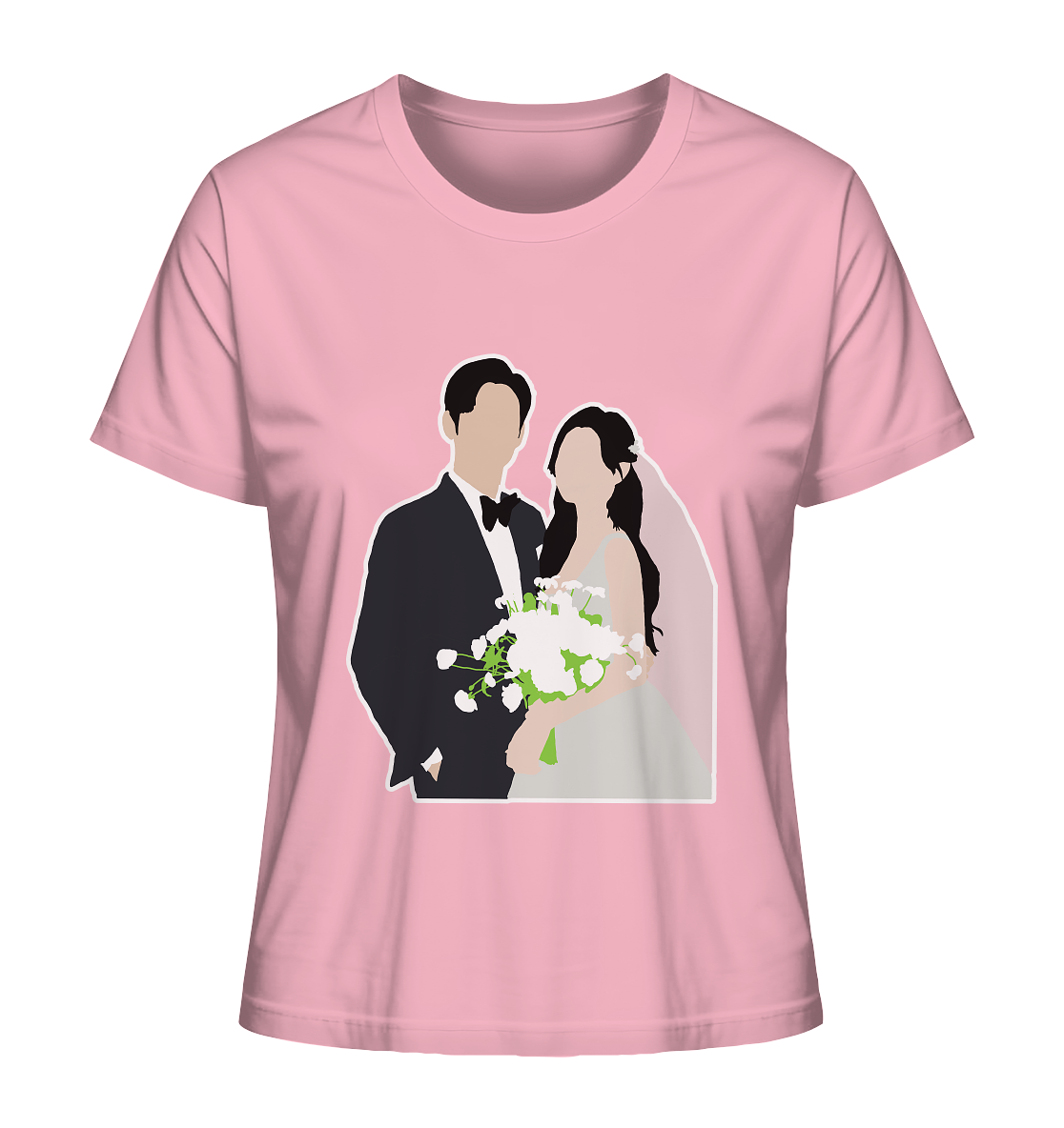 Queen of Tears - Kim Soo-hyun & Kim Ji-won - Baek Hyun-woo & Hong Hae-in - 2 - Ladies Organic Shirt