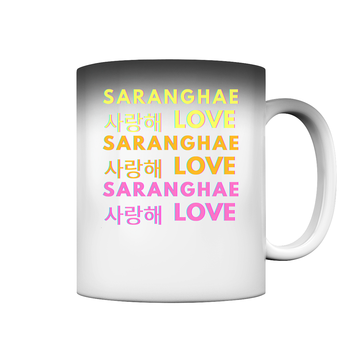 SARANGHAE LOVE NEON - Magic Mug