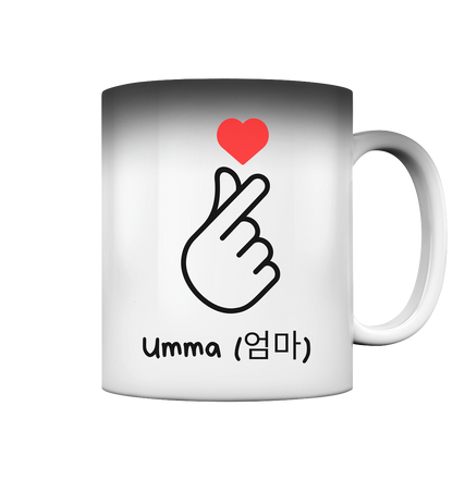 UMMA + FINGERHERZ - BEIDSEITIG - Magic Mug