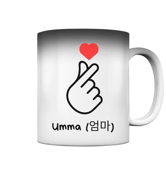 UMMA + FINGERHERZ - BEIDSEITIG - Magic Mug