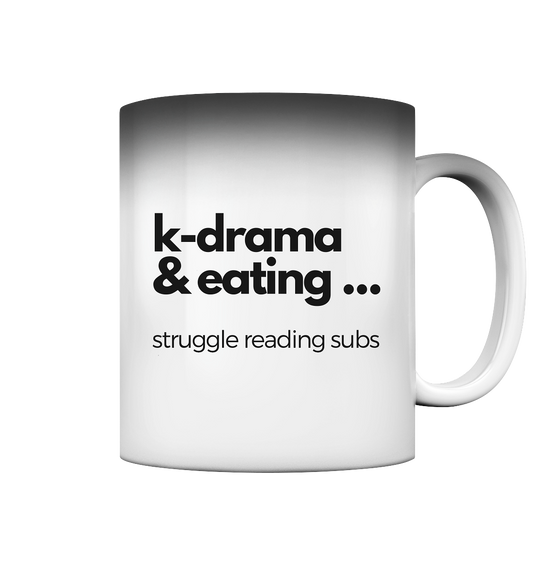 K-Drama & Eating - Struggle Reading Subs - Magic Mug