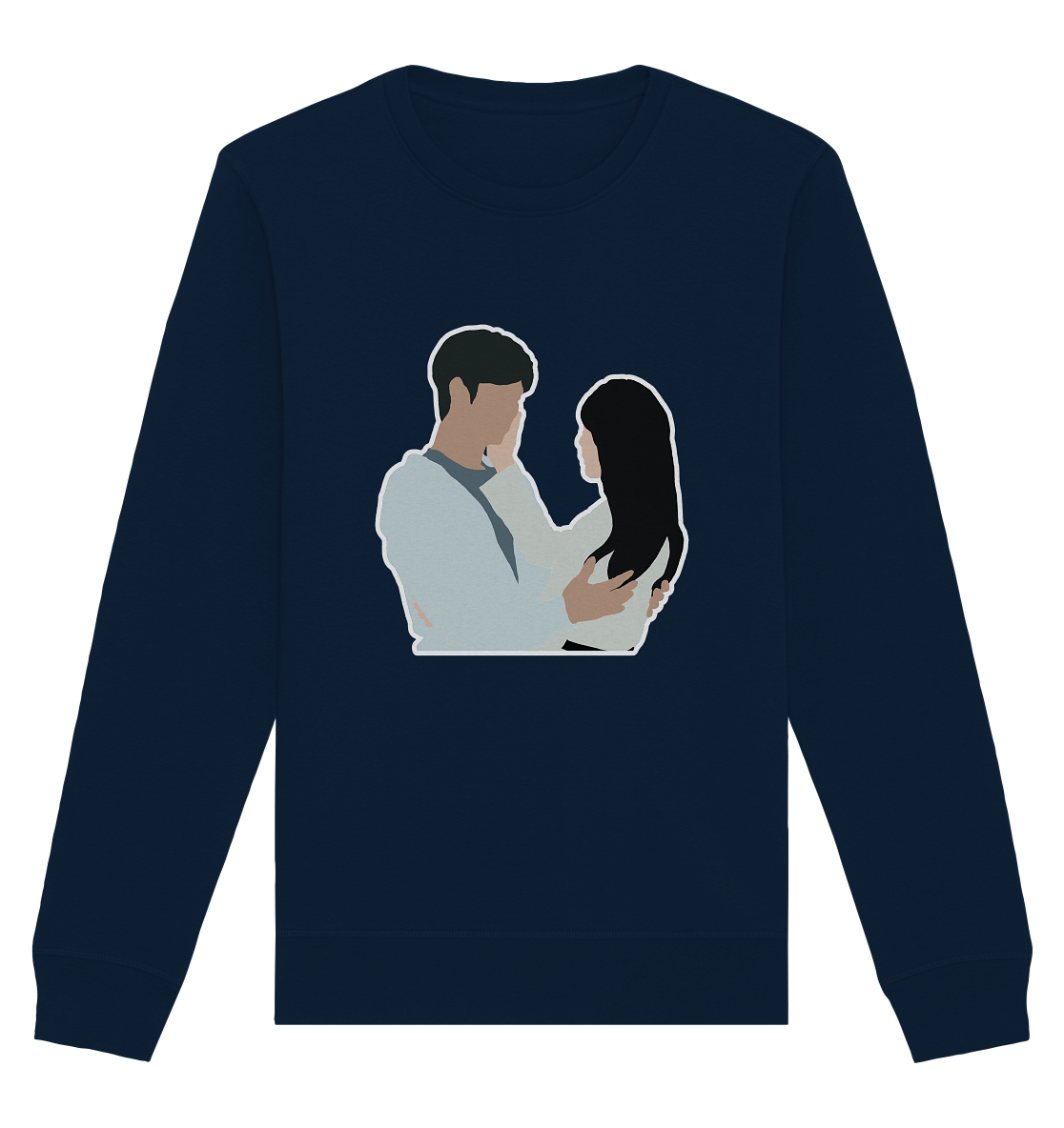 Queen of Tears - Kim Soo-hyun & Kim Ji-won - Baek Hyun-woo & Hong Hae-in - 1 - Organic Basic Unisex Sweatshirt