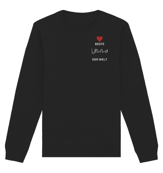 UMMA DEFINITION + BESTE UMMA - BEIDSEITIG - Organic Basic Unisex Sweatshirt