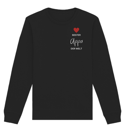 APPA DEFINITION + BESTER APPA - BEIDSEITIG - Organic Basic Unisex Sweatshirt