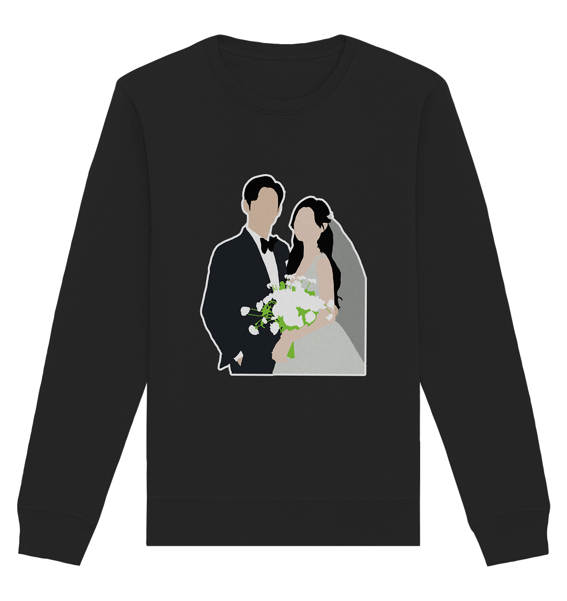 Queen of Tears - Kim Soo-hyun & Kim Ji-won - Baek Hyun-woo & Hong Hae-in - 2 - Organic Basic Unisex Sweatshirt