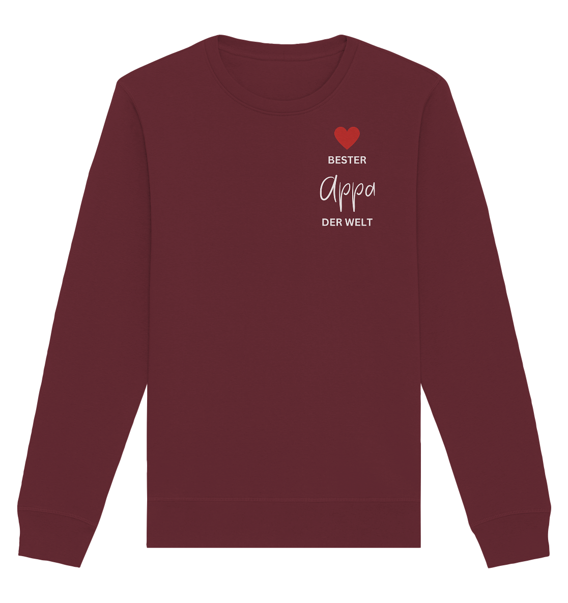 APPA DEFINITION + BESTER APPA - BEIDSEITIG - Organic Basic Unisex Sweatshirt