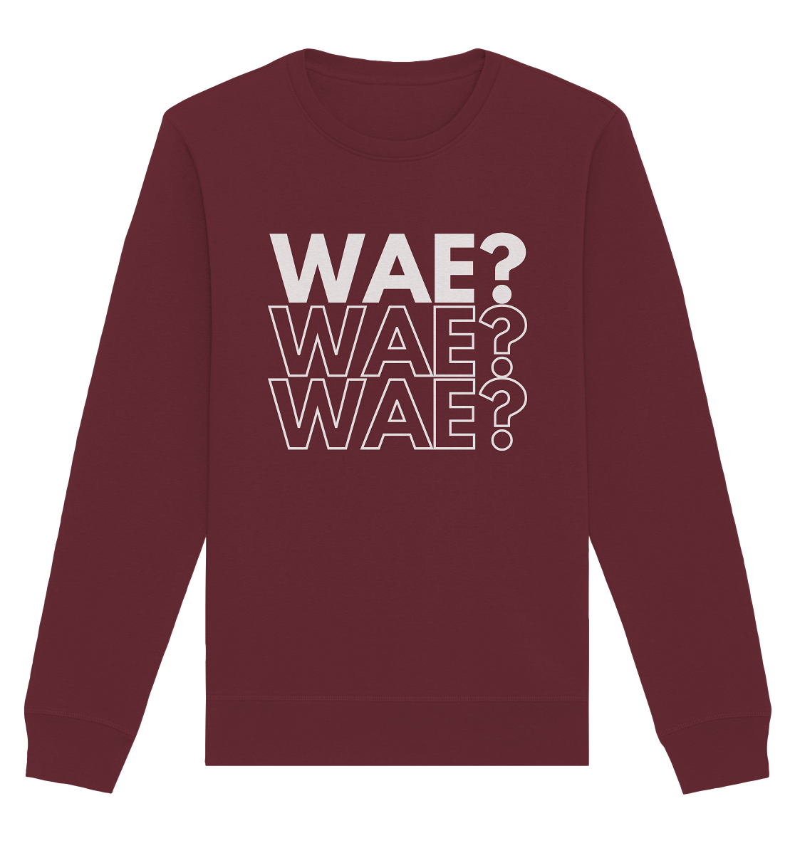 WAE? WAE? WAE? - Organic Basic Unisex Sweatshirt