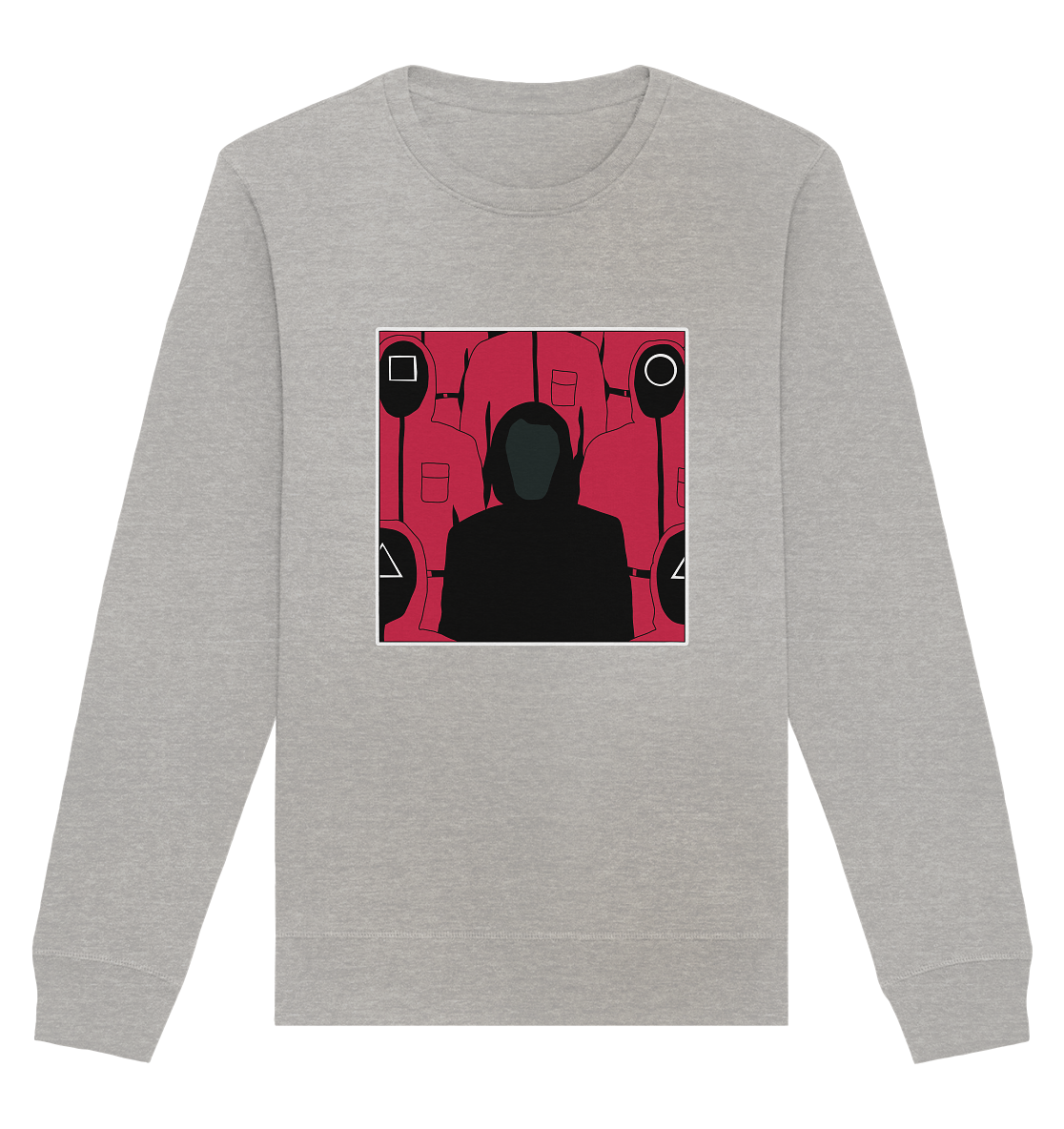 Squid Game - Front Man & Guardian  - Organic Basic Unisex Sweatshirt