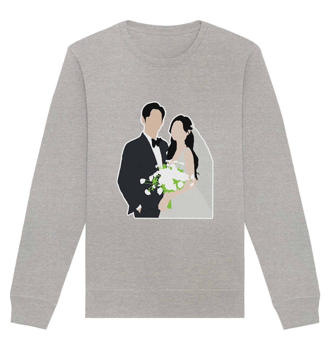 Queen of Tears - Kim Soo-hyun & Kim Ji-won - Baek Hyun-woo & Hong Hae-in - 2 - Organic Basic Unisex Sweatshirt