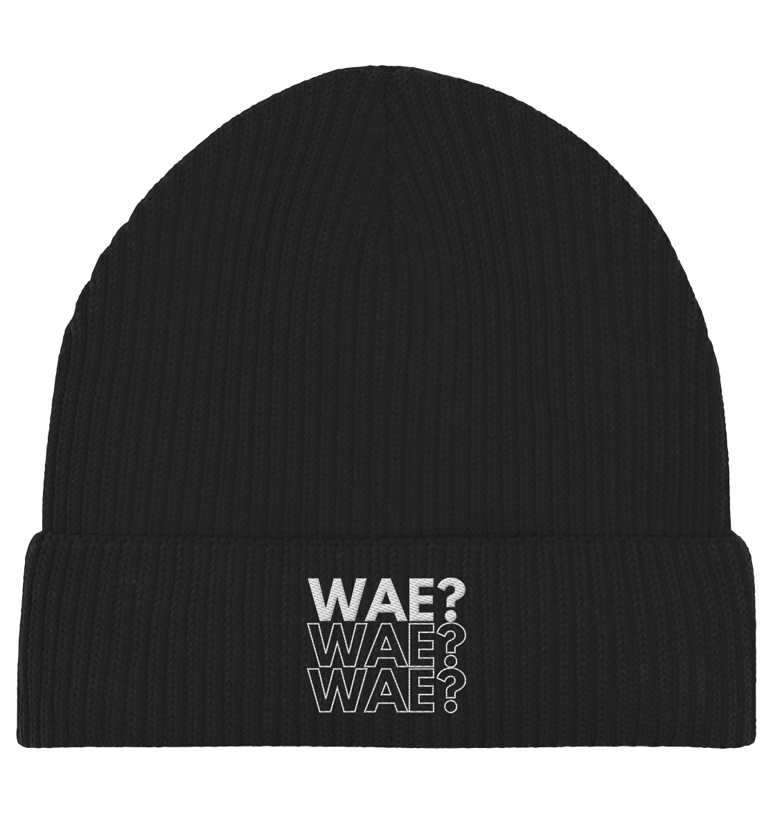 WAE? WAE? WAE? - Stick - Organic Fisherman Beanie