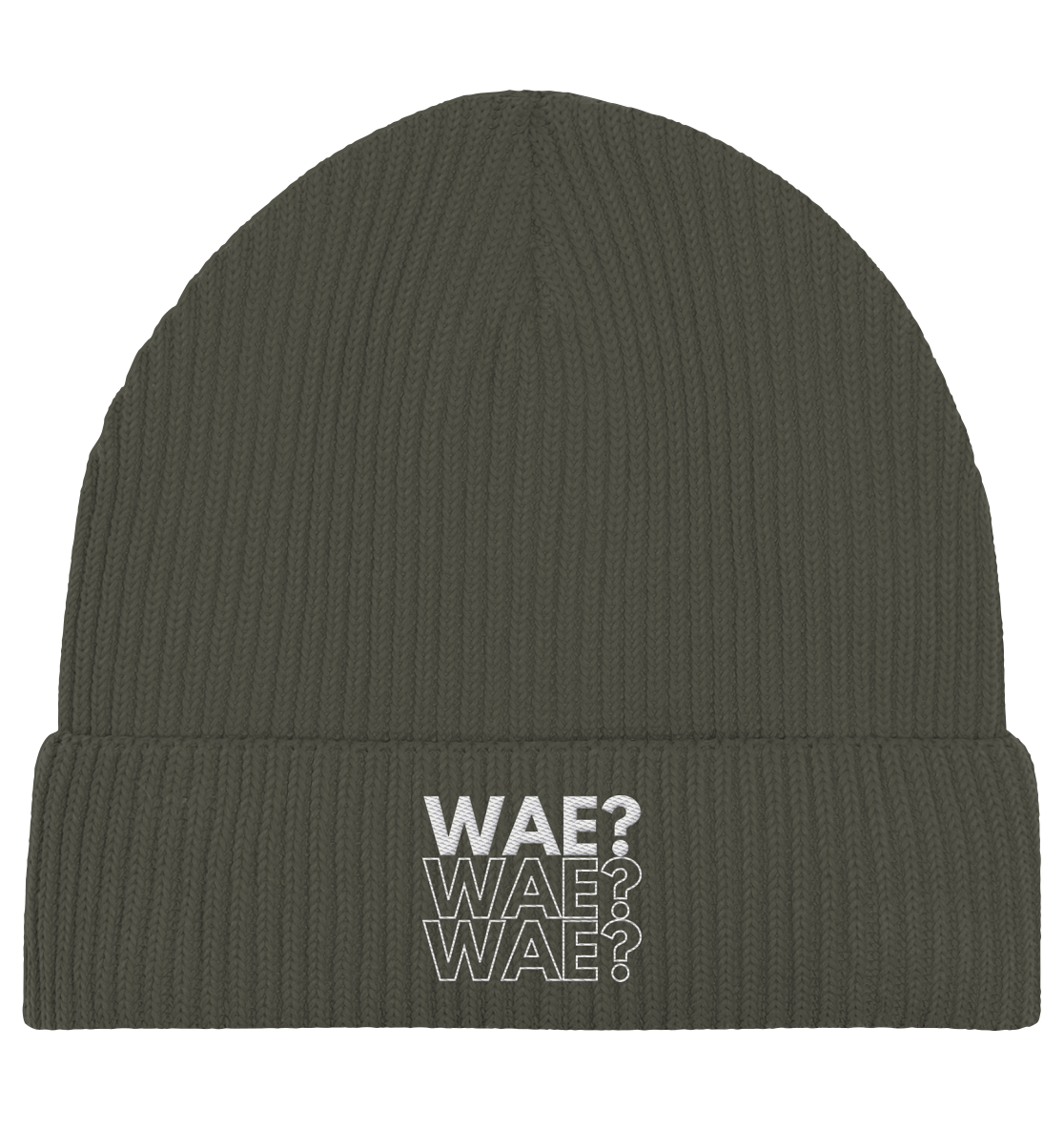 WAE? WAE? WAE? - Stick - Organic Fisherman Beanie