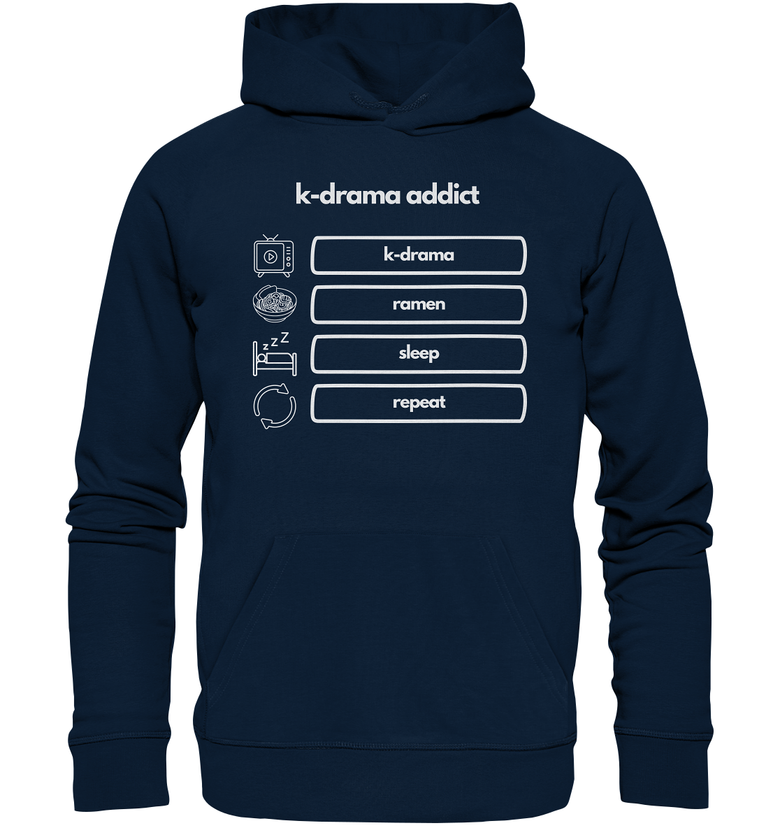 K-Drama Addict - Organic Hoodie