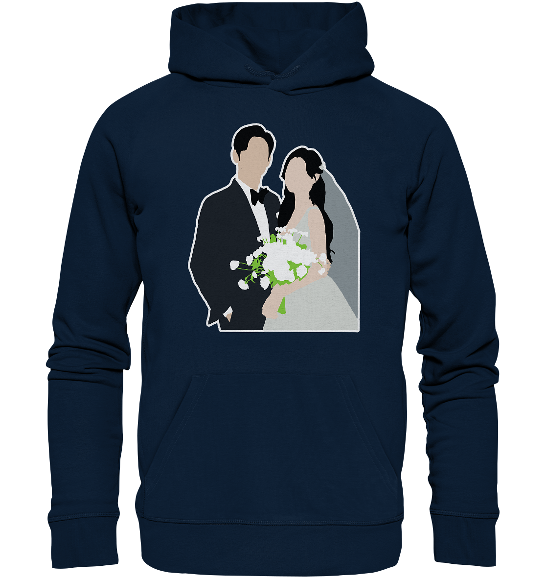 Queen of Tears - Kim Soo-hyun & Kim Ji-won - Baek Hyun-woo & Hong Hae-in - 2 - Organic Hoodie