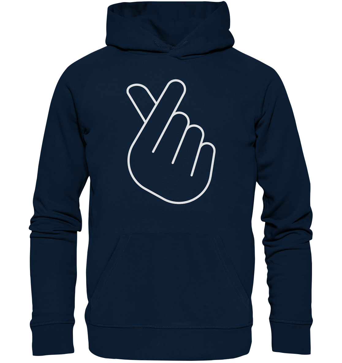 FINGER HERZ - Organic Hoodie