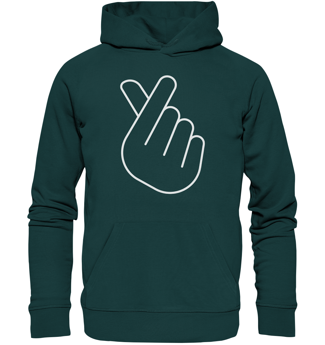 FINGER HERZ - Organic Hoodie