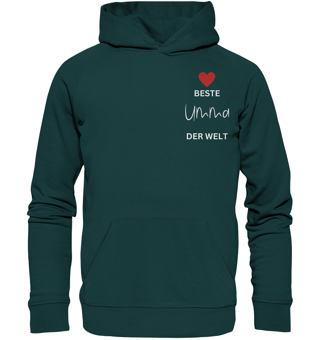 UMMA DEFINITION + BESTE UMMA - BEIDSEITIG - Organic Hoodie