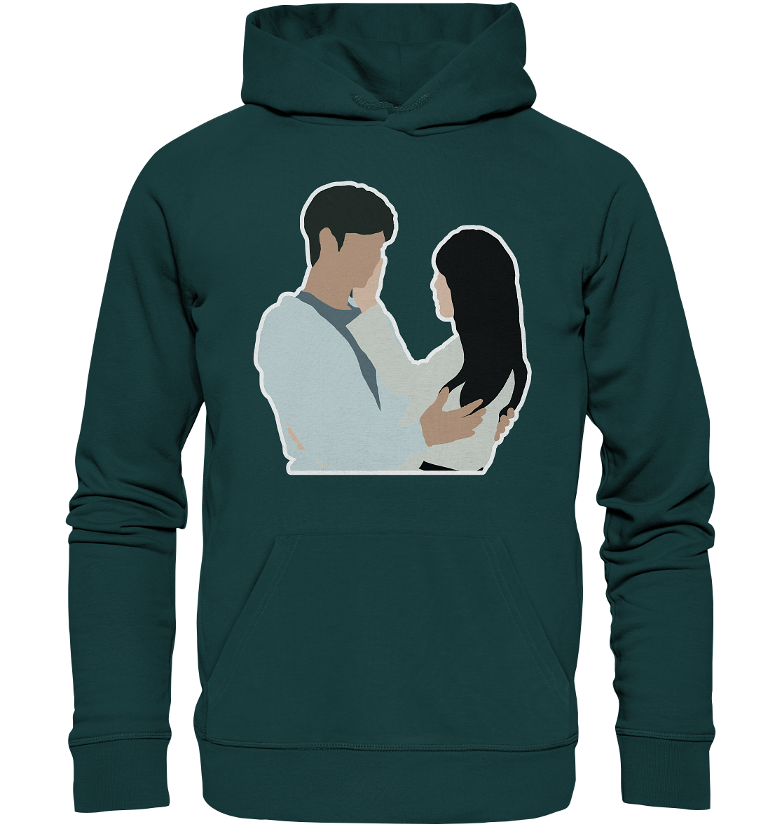 Queen of Tears - Kim Soo-hyun & Kim Ji-won - Baek Hyun-woo & Hong Hae-in - 1 - Organic Hoodie