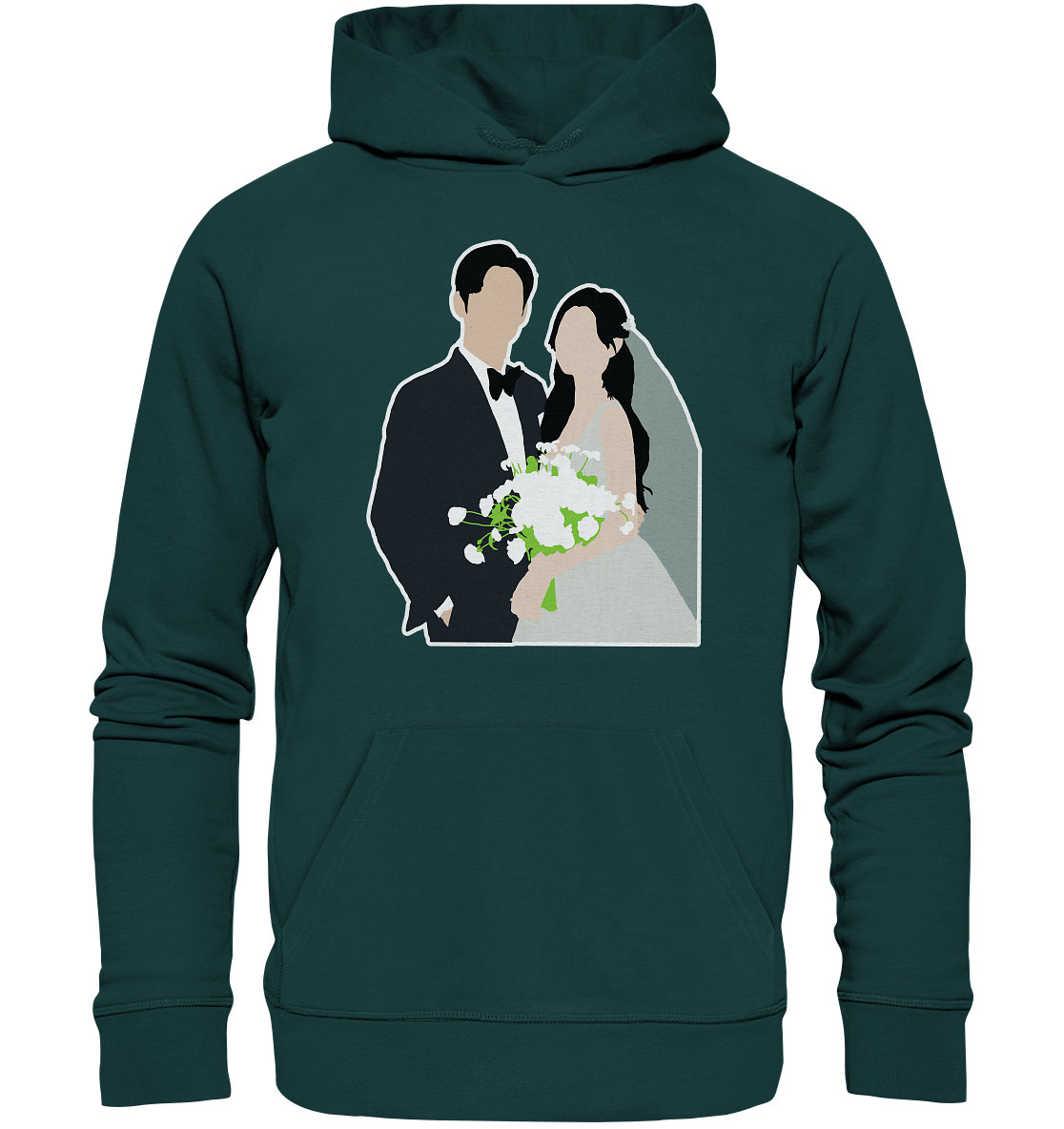 Queen of Tears - Kim Soo-hyun & Kim Ji-won - Baek Hyun-woo & Hong Hae-in - 2 - Organic Hoodie