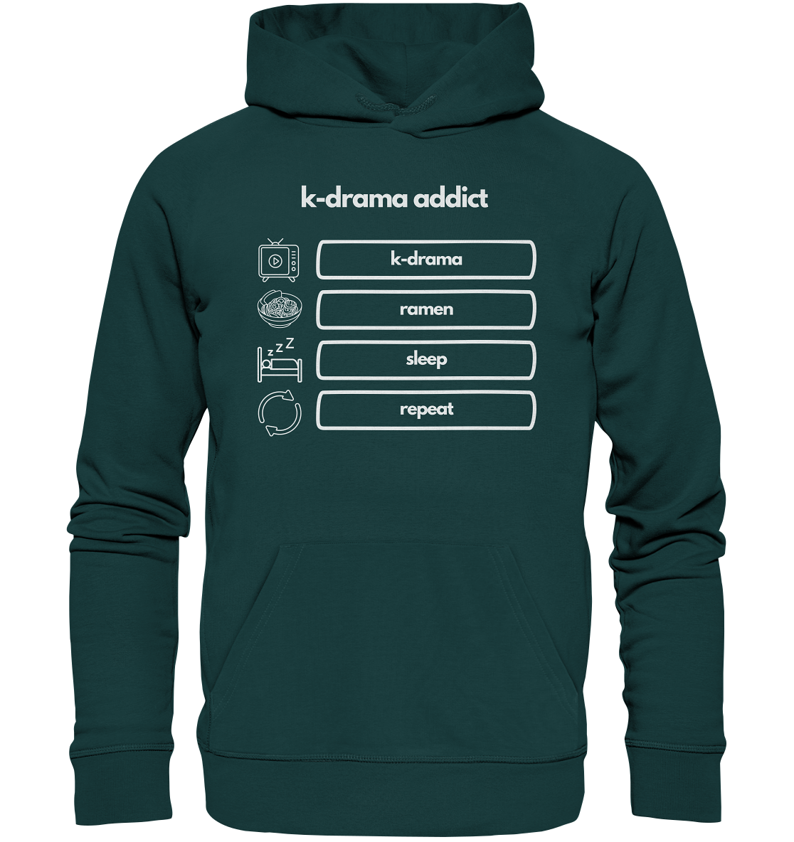 K-Drama Addict - Organic Hoodie