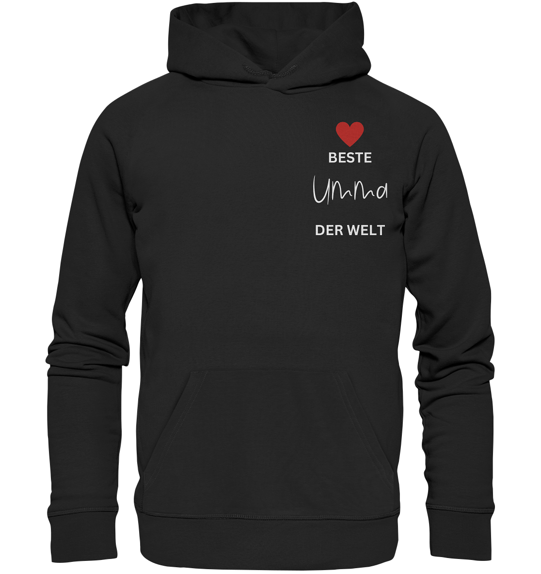 UMMA DEFINITION + BESTE UMMA - BEIDSEITIG - Organic Hoodie