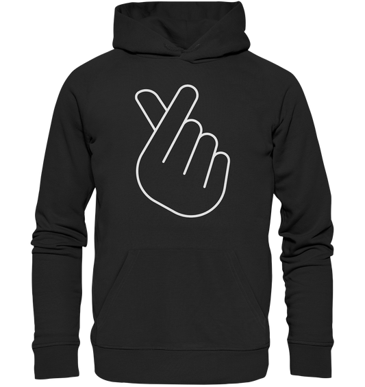 FINGER HERZ - Organic Hoodie