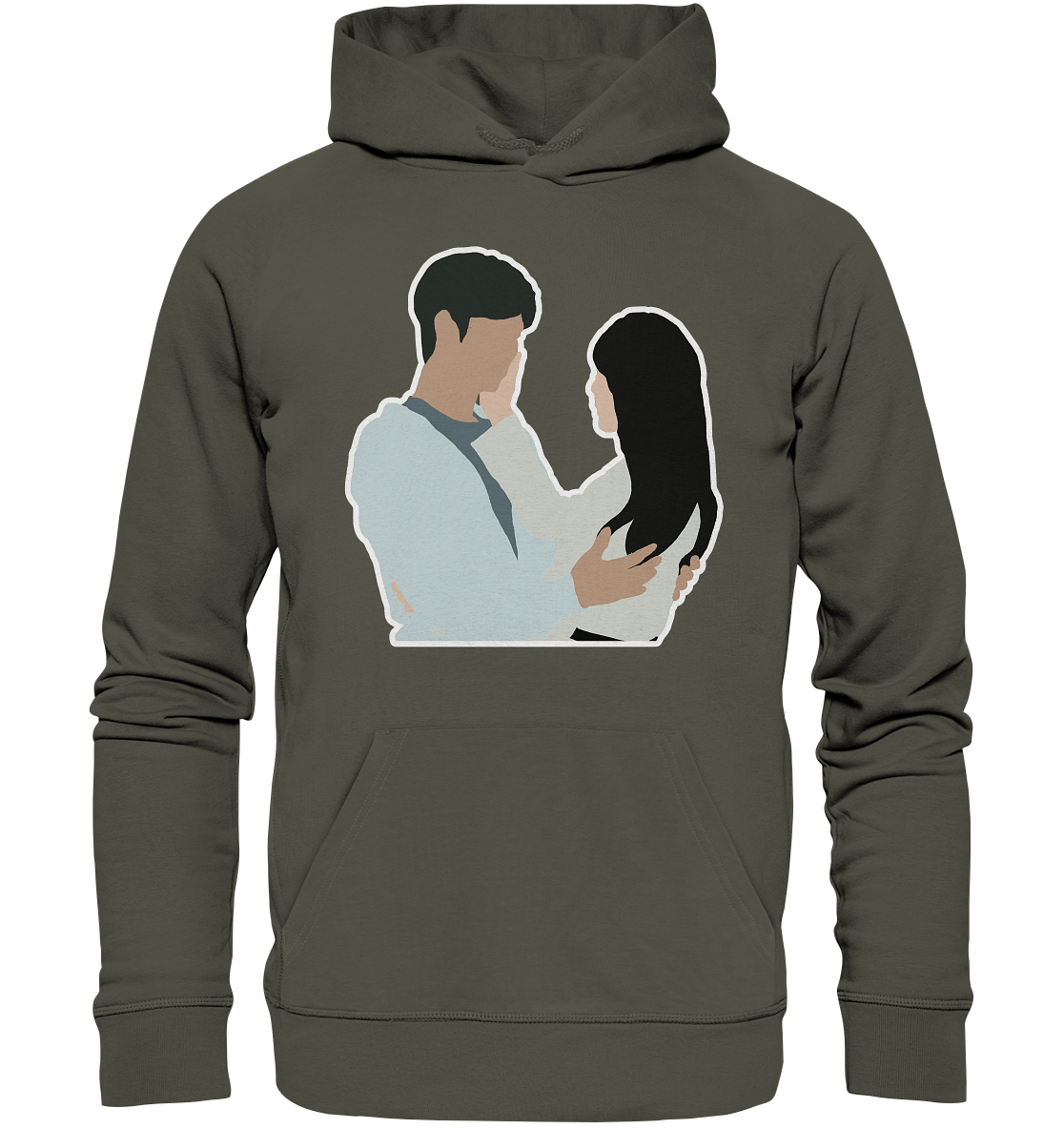 Queen of Tears - Kim Soo-hyun & Kim Ji-won - Baek Hyun-woo & Hong Hae-in - 1 - Organic Hoodie