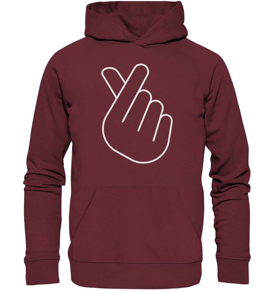 FINGER HERZ - Organic Hoodie