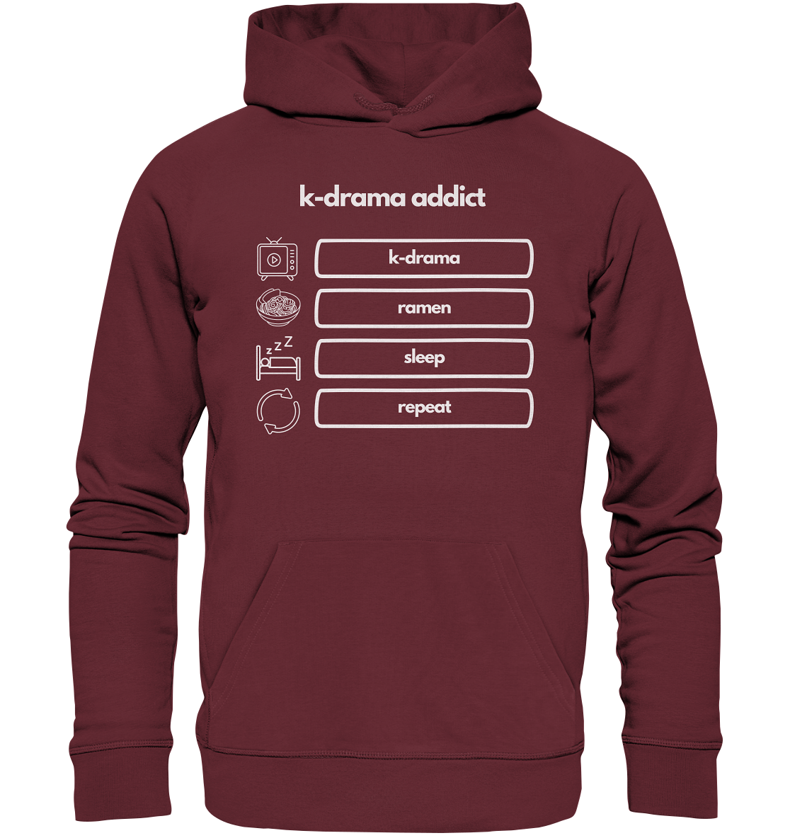 K-Drama Addict - Organic Hoodie