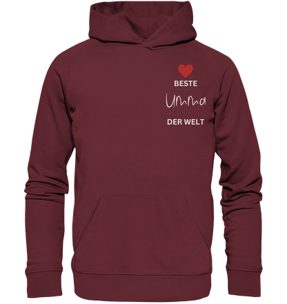 UMMA DEFINITION + BESTE UMMA - BEIDSEITIG - Organic Hoodie