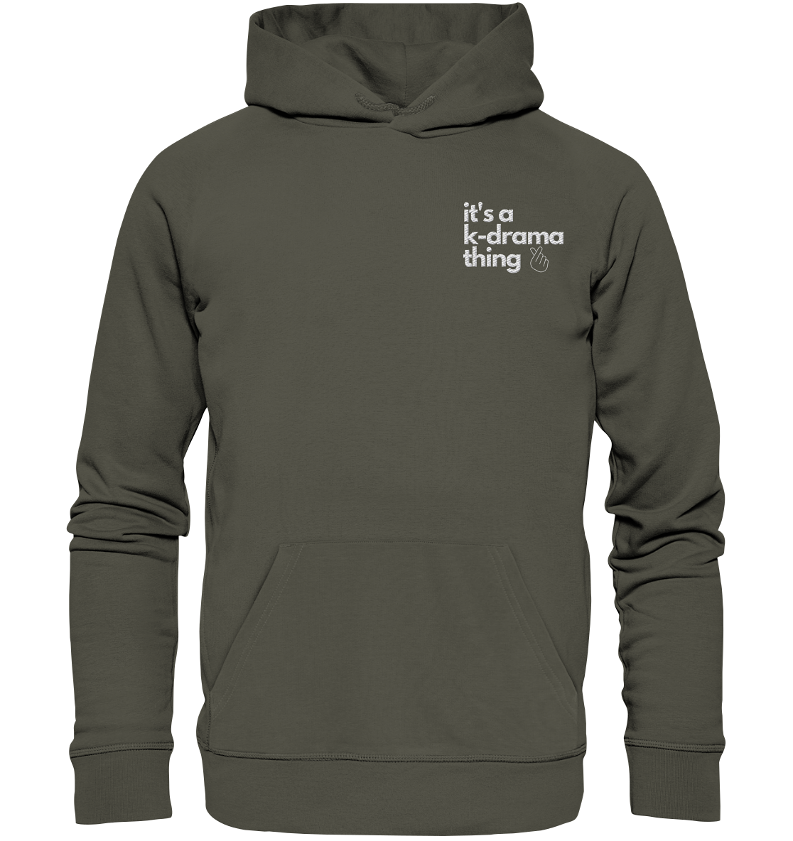 It's a K-Drama Thing - Stick - Organic Hoodie (Stick)