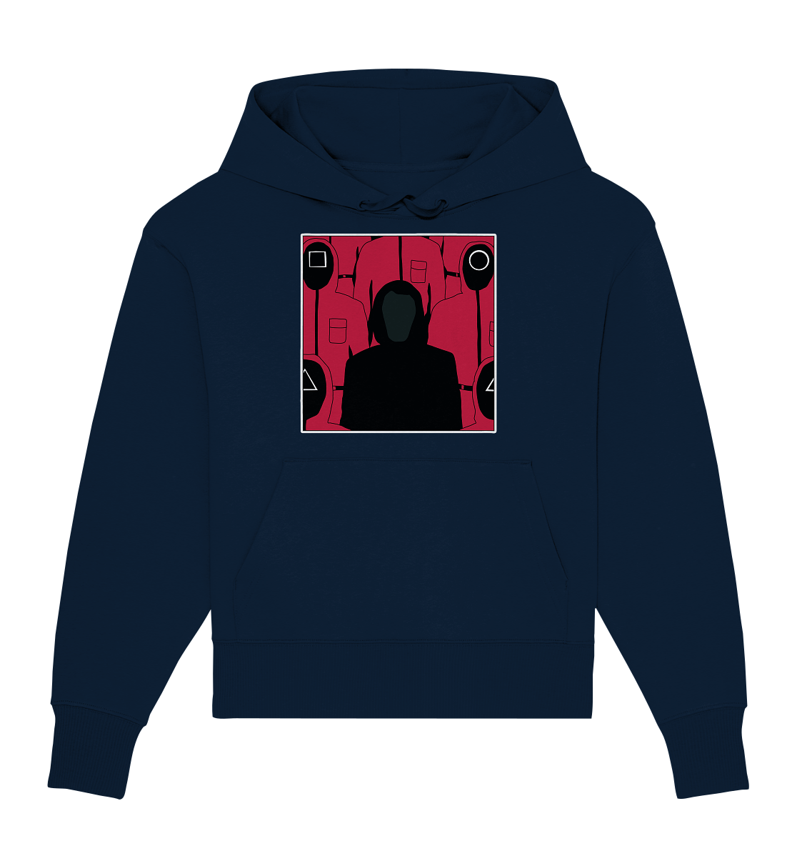 Squid Game - Front Man & Guardian  - Organic Oversize Hoodie