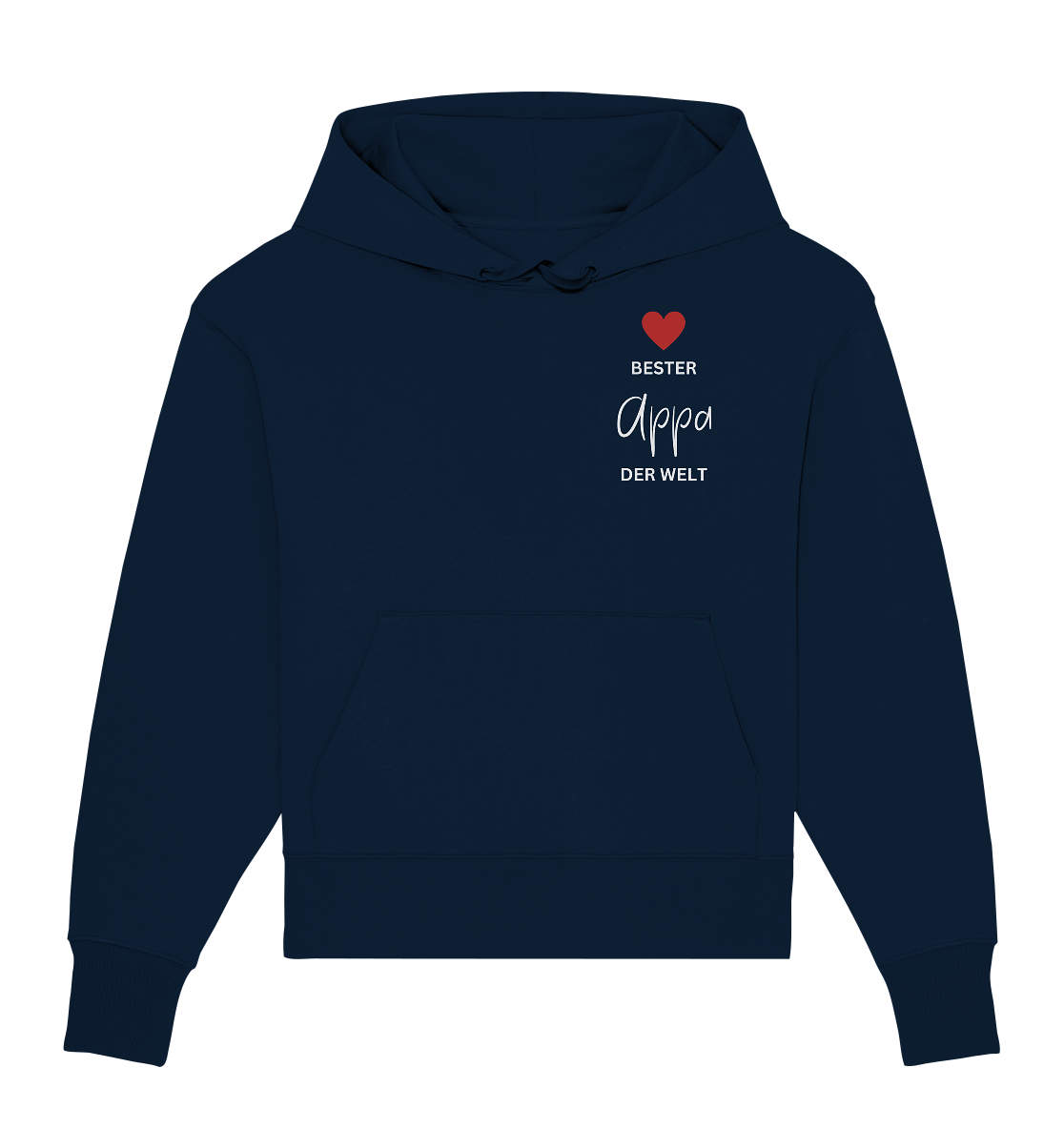 APPA DEFINITION + BESTER APPA - BEIDSEITIG - Organic Oversize Hoodie