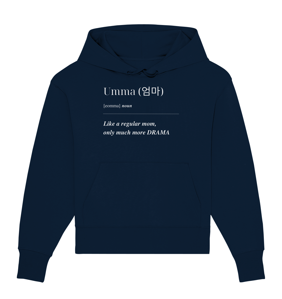 UMMA - Organic Oversize Hoodie