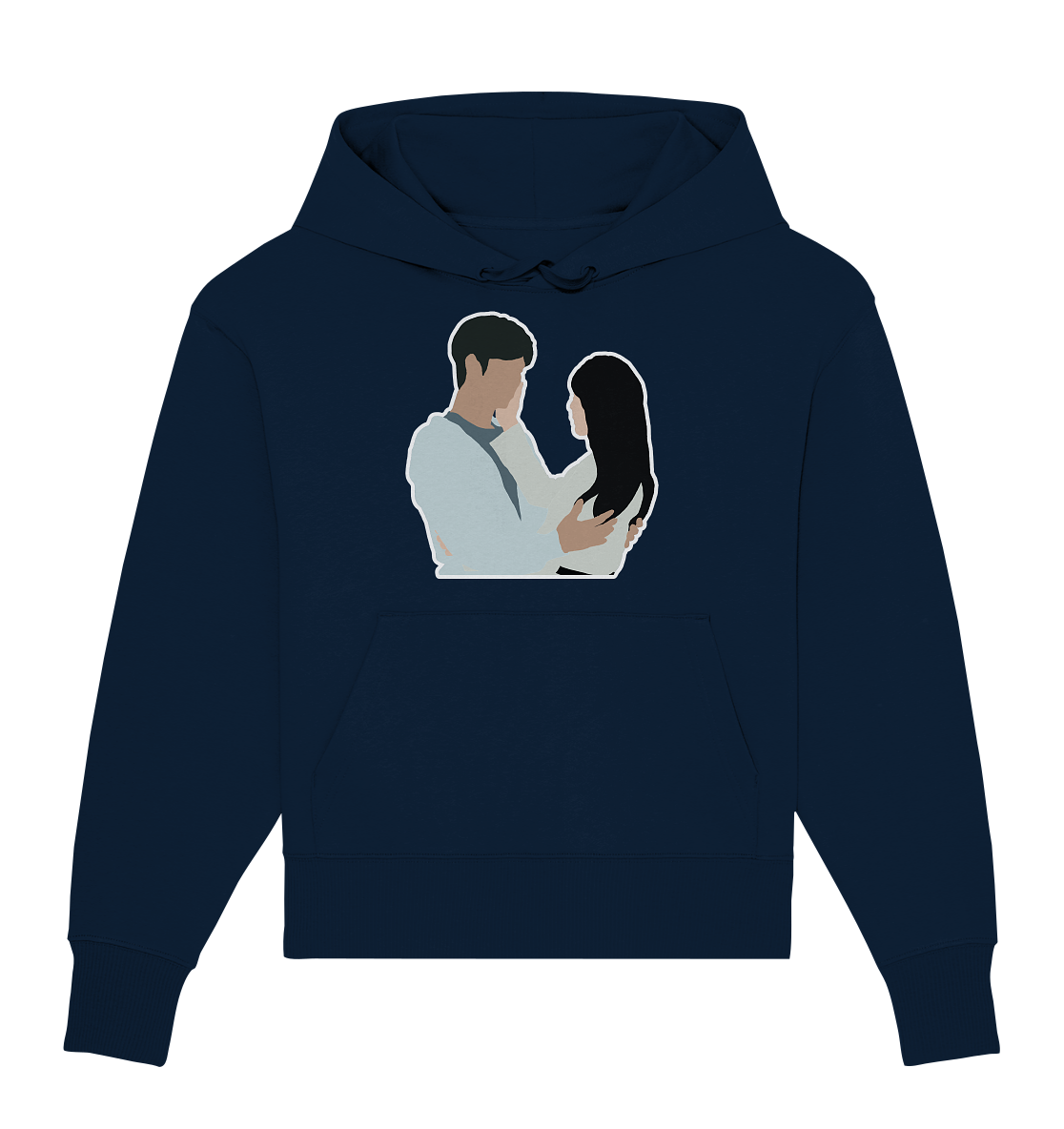 Queen of Tears - Kim Soo-hyun & Kim Ji-won - Baek Hyun-woo & Hong Hae-in - 1 - Organic Oversize Hoodie