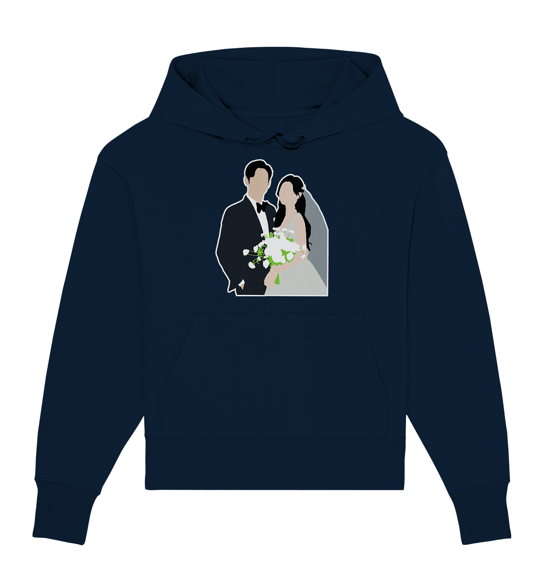 Queen of Tears - Kim Soo-hyun & Kim Ji-won - Baek Hyun-woo & Hong Hae-in - 2 - Organic Oversize Hoodie