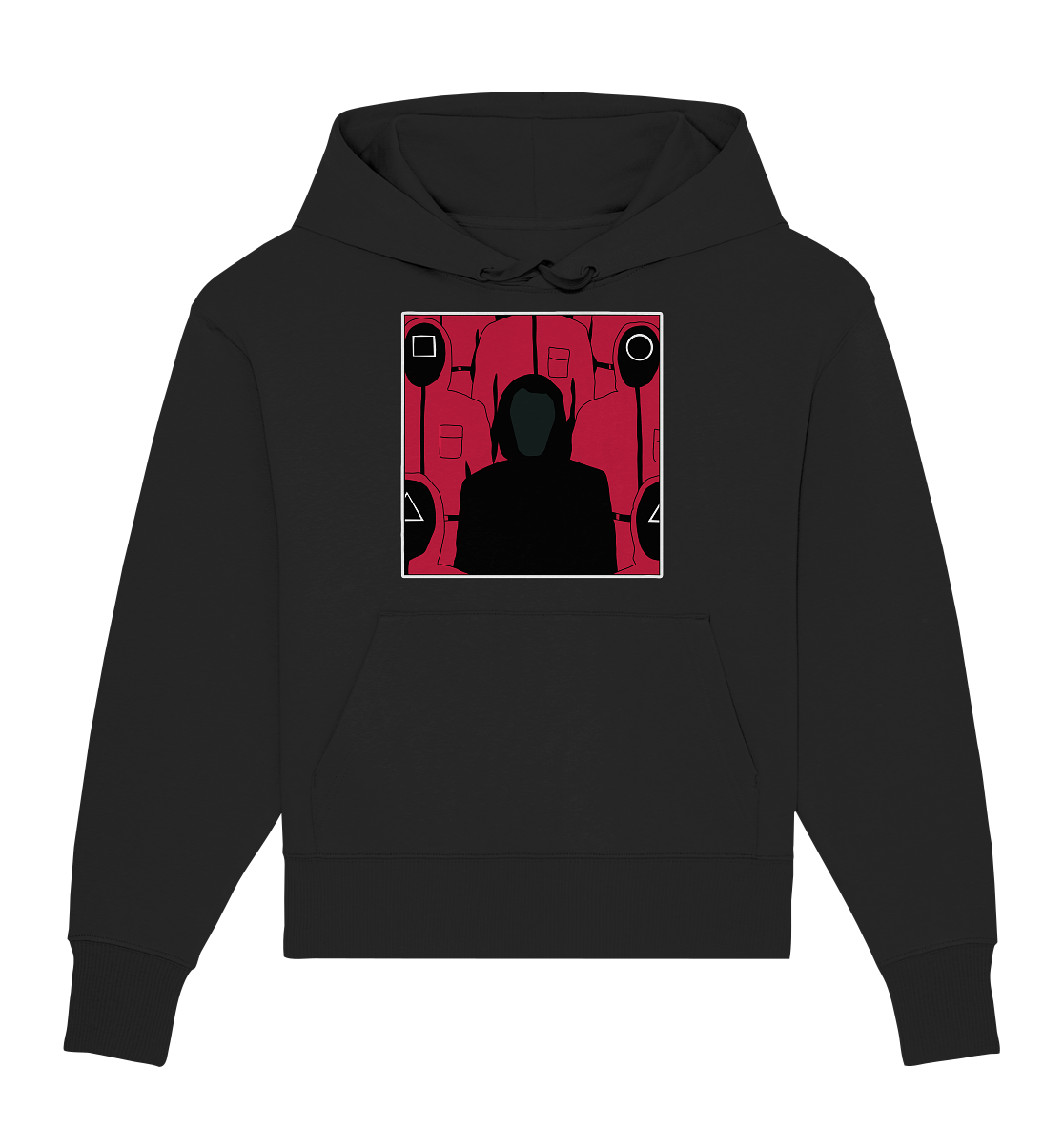 Squid Game - Front Man & Guardian  - Organic Oversize Hoodie