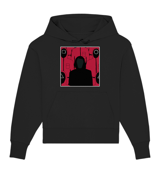 Squid Game - Front Man & Guardian  - Organic Oversize Hoodie