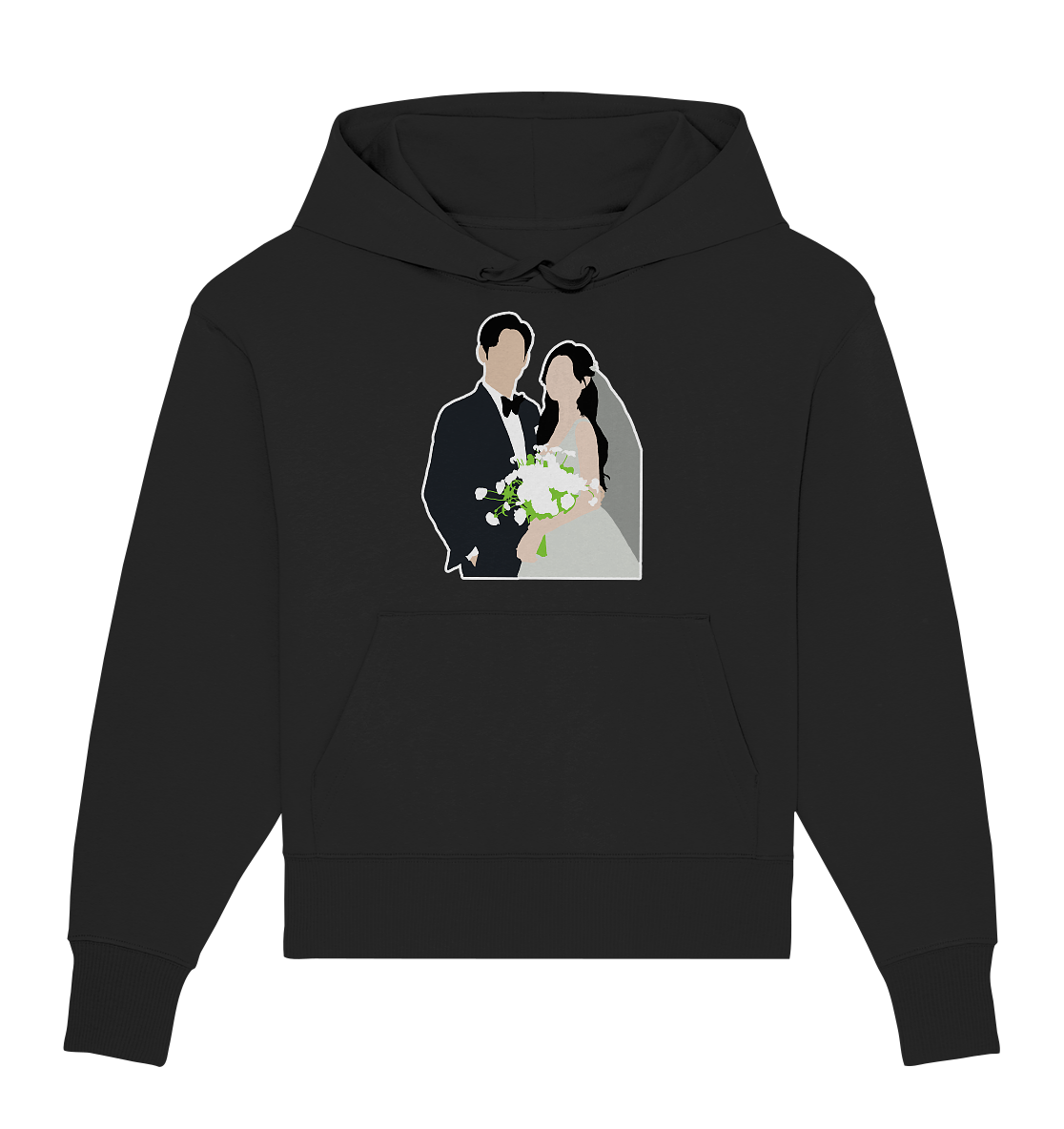 Queen of Tears - Kim Soo-hyun & Kim Ji-won - Baek Hyun-woo & Hong Hae-in - 2 - Organic Oversize Hoodie