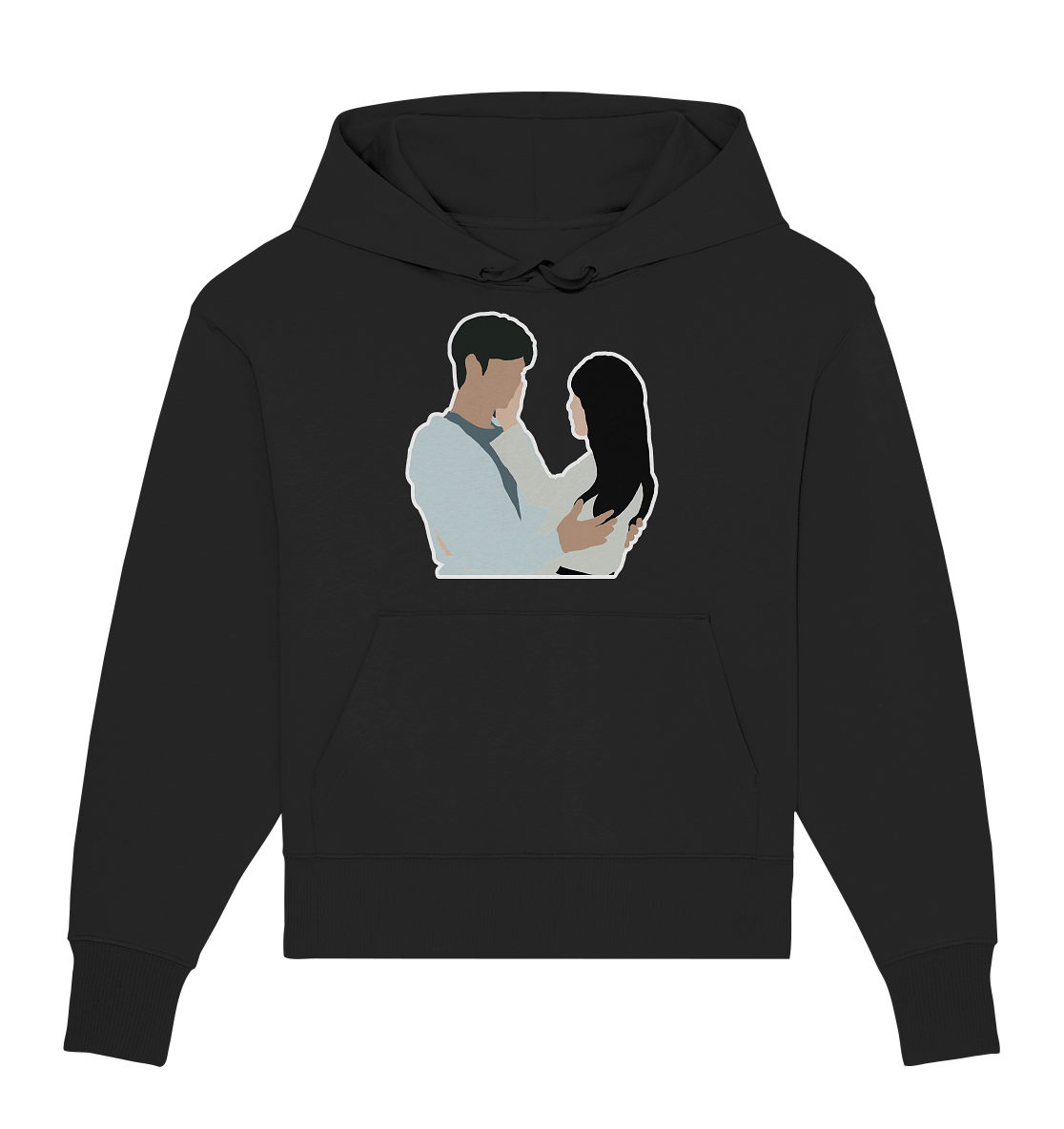 Queen of Tears - Kim Soo-hyun & Kim Ji-won - Baek Hyun-woo & Hong Hae-in - 1 - Organic Oversize Hoodie