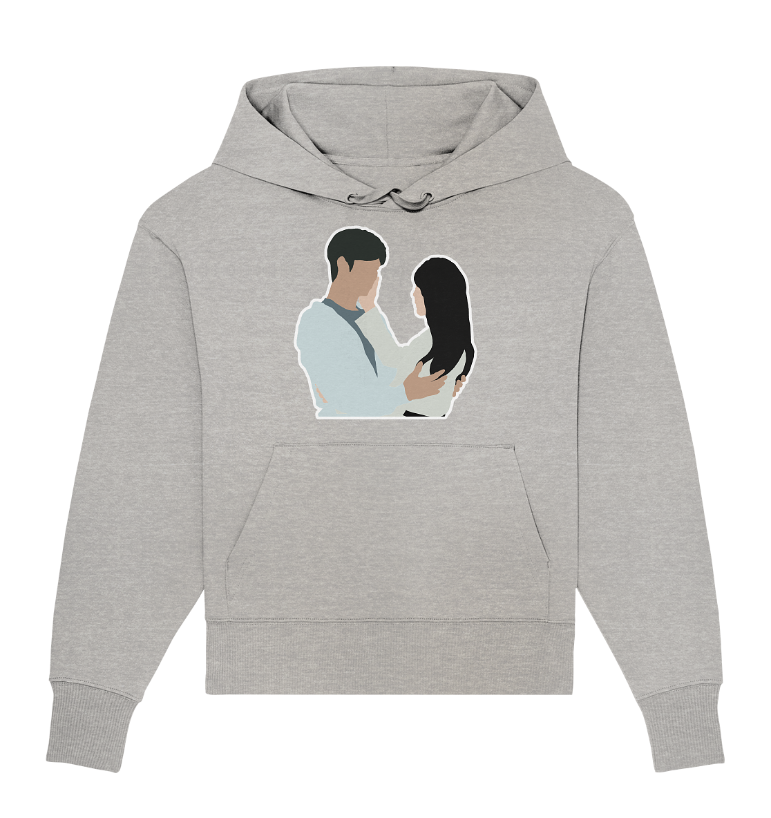 Queen of Tears - Kim Soo-hyun & Kim Ji-won - Baek Hyun-woo & Hong Hae-in - 1 - Organic Oversize Hoodie