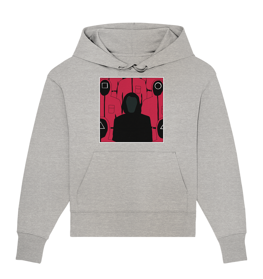 Squid Game - Front Man & Guardian  - Organic Oversize Hoodie