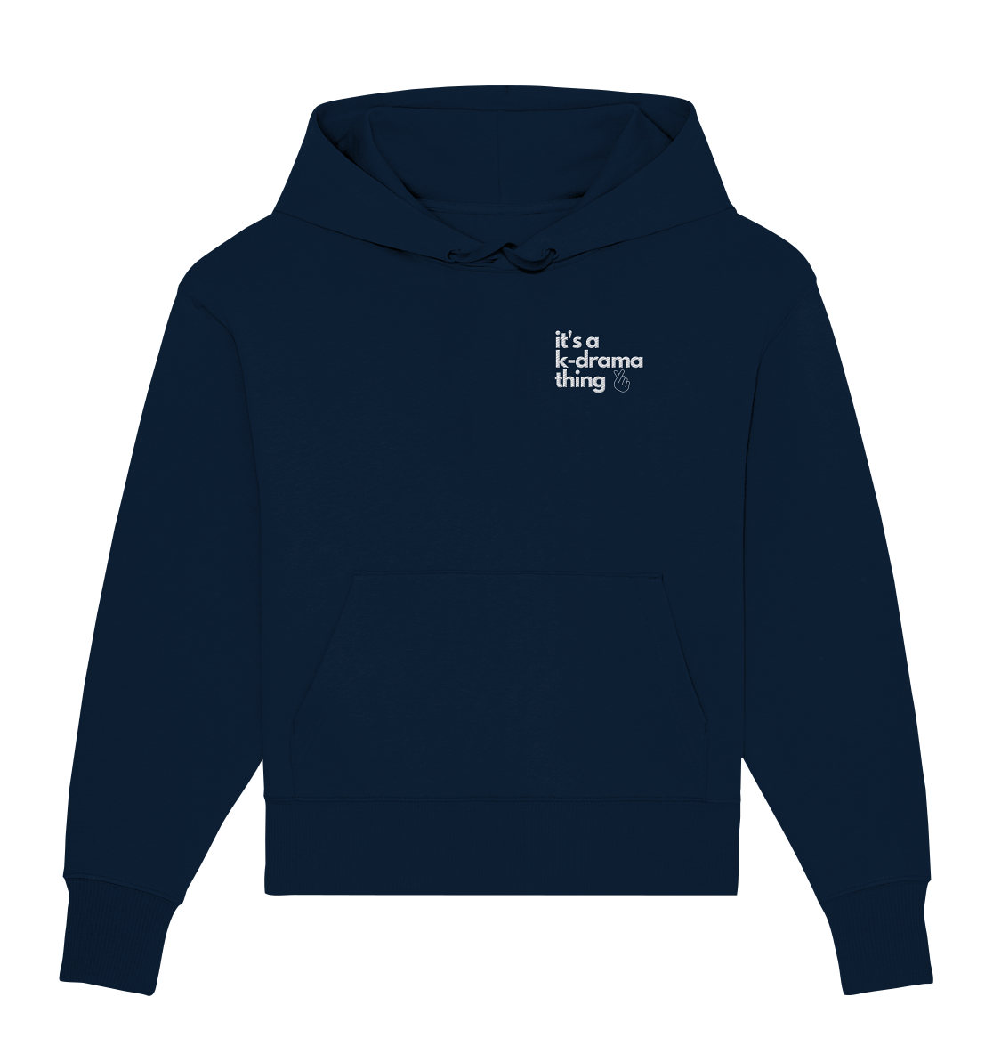 It's a K-Drama Thing - Stick - Organic Oversize Hoodie (Stick)