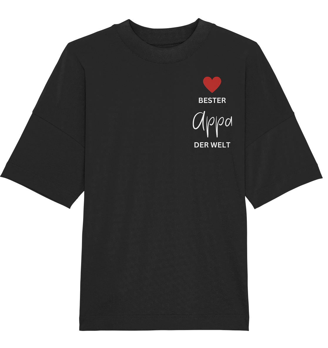 APPA DEFINITION + BESTER APPA - BEIDSEITIG - Organic Oversize Shirt